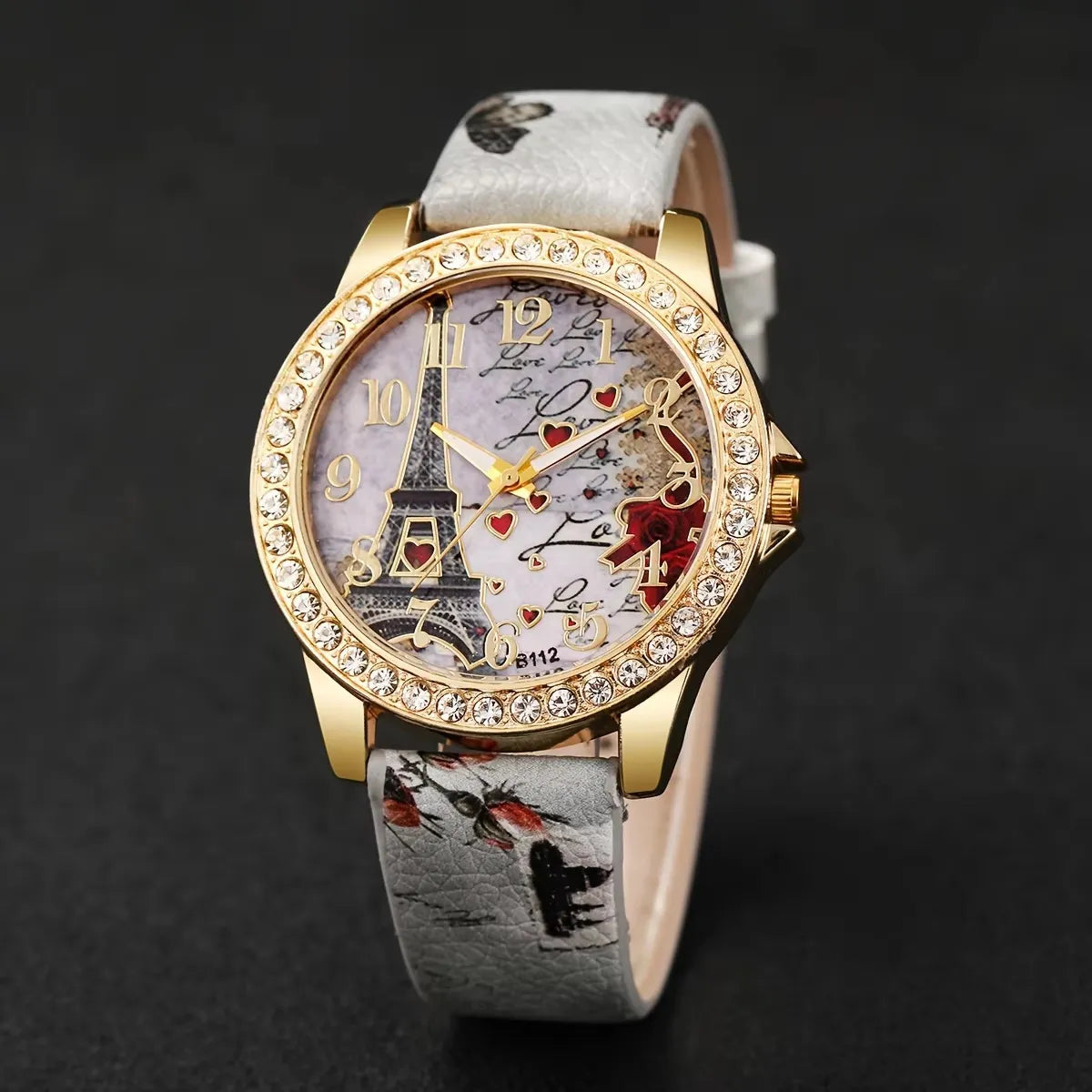 Elegant Eiffel Tower Bracelet & Watch Set